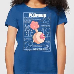 Rick and Morty Plumbus Dames T-shirt - Zavvi Exclusive - Blauw