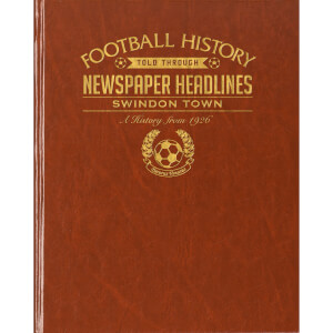 Swindon Newspaper Book - Brown Leatherette