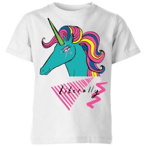Rock On Ruby Literally Kids' T-Shirt - White