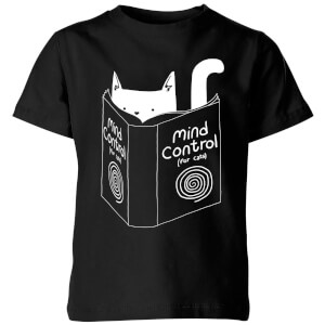 Tobias Fonseca Mind Control for Cats Kids' T-Shirt - Black