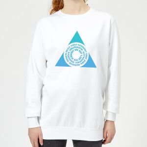 Magic The Gathering Azorius Symbol Women's Sweatshirt - White
