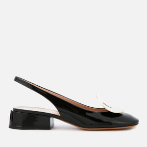 Mulberry Women's Block Heeled Sling Back Shoes - Black