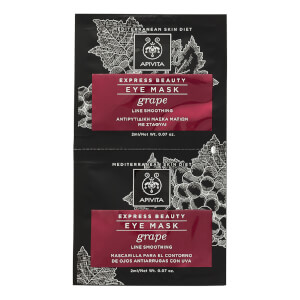 APIVITA Express Line Soothing Eye Mask - Grape 2x2ml