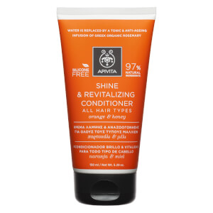 APIVITA Holistic Hair Care Shine & Revitalising Conditioner for All Hair Types - Orange & Honey 150ml