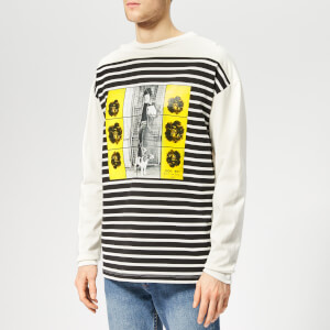JW Anderson Men's G+G Transfer Print Top - Off White