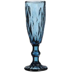 Boulogne Champagne Glass - Blue