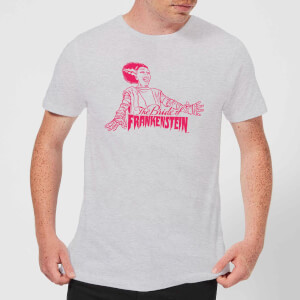 T-Shirt Homme La Fiancée de Frankenstein - Universal Monsters - Gris