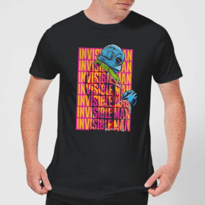 T-Shirt Homme L'Homme Invisible Rétro - Universal Monsters - Noir
