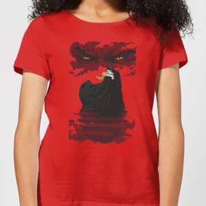 Universal Monsters Dracula Illustrated Women's T-Shirt - Red