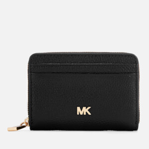 MICHAEL MICHAEL KORS Women's Money Pieces Zip Around Coin Card Case - Black