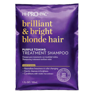 HI PRO PAC Brilliant and Bright Blonde Hair Treatment Shampoo 30ml