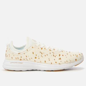 Athletic Propulsion Labs Women's Phantom Calf Hair Trainers - Cream/Gold