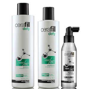 Traitement pour cheveux Defy Thinning Hair Bundle with Thickening Treatment Redken