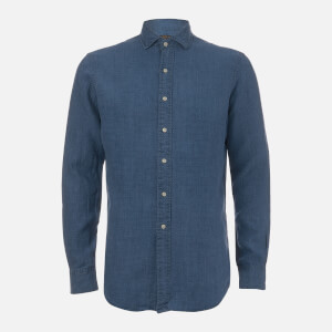 Polo Ralph Lauren Men's Linen Spead Estate Shirt - Blue