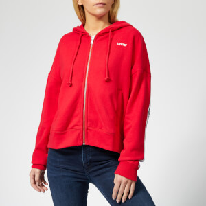 Levi's Women's Logo Trim Hoody - Lychee Red