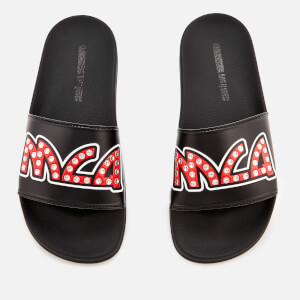 McQ Alexander McQueen Women's Chrissie Slide Sandals - Black/Silver Studs
