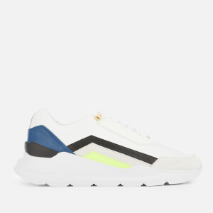 Buscemi Men's Strada Trainers - White Trio
