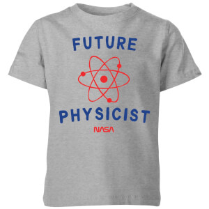 NASA Space Cadets Future Physicist Kids' T-Shirt - Grey