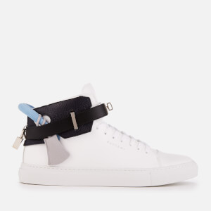 Buscemi Men's 100MM Alce Trainers - White Trio