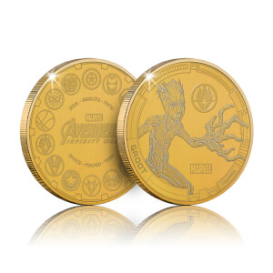 Collectable Marvel Infinity War Commemorative Coin: Groot - Zavvi Exclusive (Limited to 1000)