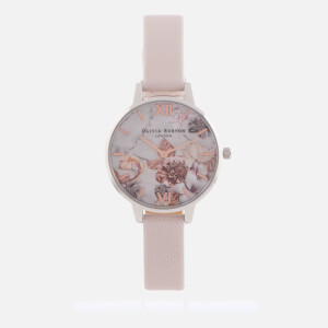 Olivia Burton Women's Marble Florals - Pink, Rose Gold & Silver