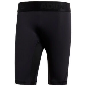 adidas Men's Alphaskin Compression Shorts - Black