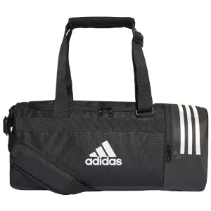 adidas Convertible 3 Stripes Duffle Bag - Black