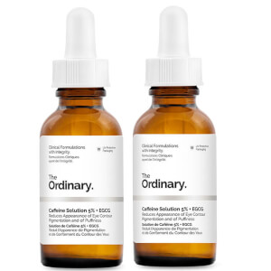 Две сыворотки для ухода за кожей вокруг глаз The Ordinary Caffeine Solution 5% + EGCG Duo