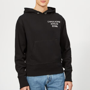 Helmut Lang Men's Logo Back Hoody - Black