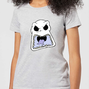 Nightmare Before Christmas Jack Skellington Angry Face Women's T-Shirt - Grey