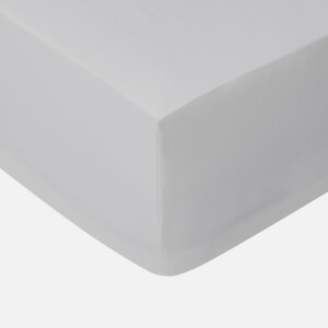 in homeware 200 Thread Count 100% Cotton Sateen Fitted Sheet - Grey