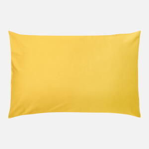 in homeware 200 Thread Count 100% Cotton Pillowcase Pair - Yellow