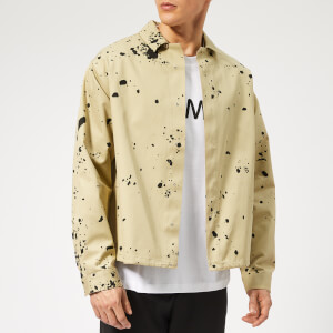 OAMC Men's Splatter Overshirt - Dark Beige