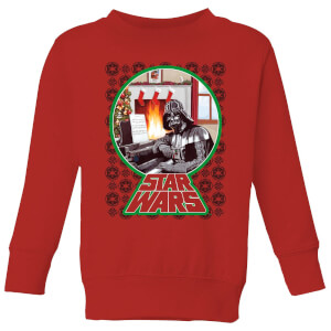 Star Wars A Very Merry Sithmas Kids Christmas Sweatshirt - Red