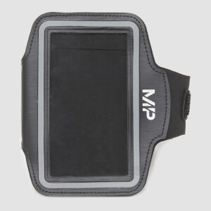 Лента за ръка за телефон във фитнеса Essentials - черно