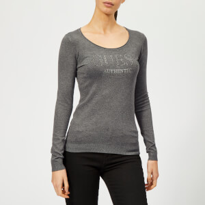 Guess Women's Long Sleeve Emily Jumper - Medium Charcoal