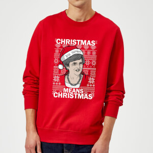Christmas Means Christmas Christmas Sweatshirt - Red