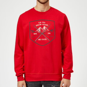 Up To Snow Good Christmas Sweatshirt - Red