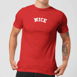 Nice Men's Christmas T-Shirt - Red