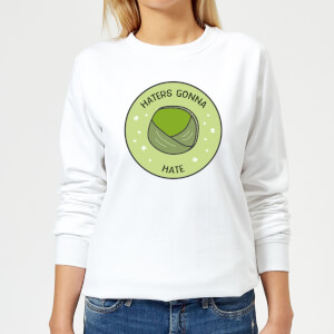 Haters Gonna Hate Women's Christmas Sweatshirt - White