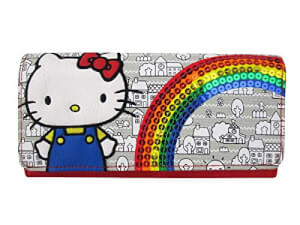 Loungefly Hello Kitty 40º Aniversario Cartera Arcoiris con Lentejuelas