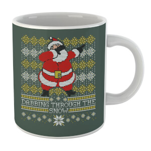 Dabbing Through The Snow Fair Isle Mug