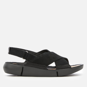 Clarks Women's Tri Chloe Cross Strap Sandals - Black Combi