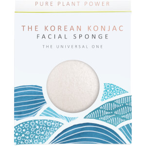 Esponja Facial The Elements Water da The Konjac Sponge Company - 100% Pure White 30 g