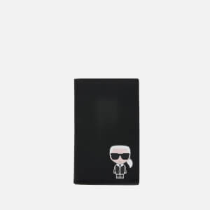 Karl Lagerfeld Women's K/Ikonik Travel Wallet - Black