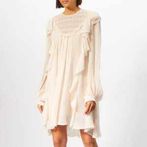 Philosophy di Lorenzo Serafini Women's Ruffle Detail Dress - Cream