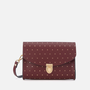 The Cambridge Satchel Company Women's Push Lock Bag - Gold Dot Oxblood