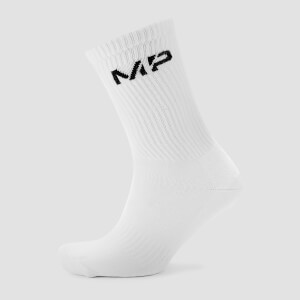 Myprotein Men's Core Crew Socks (2 Pack) - White