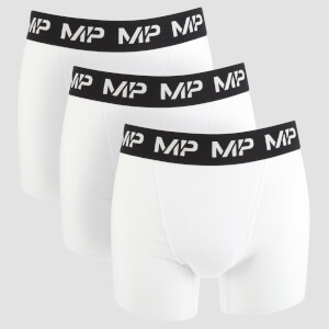 MP Men's Essentials Boxer - White (3 Pack)