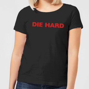 Die Hard Logo Women's Christmas T-Shirt - Black